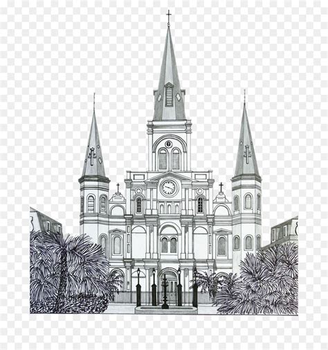 Church Building Sketch at PaintingValley.com | Explore collection of Church Building Sketch