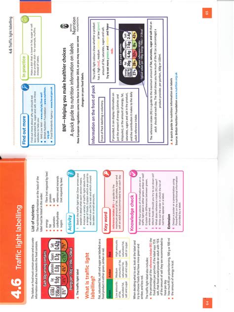 traffic light labelling