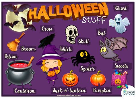 Símbolos Do Halloween Em Inglês REVOEDUCA