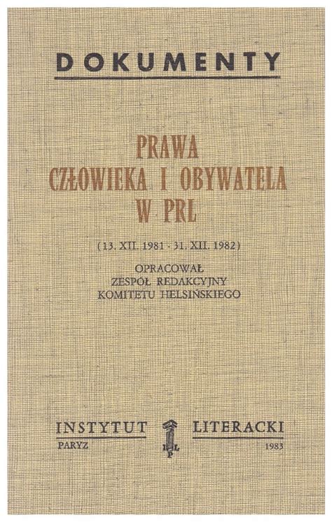 Prawa Czlowieka I Obywatela W Prl Warszawa Kup Teraz Na Allegro