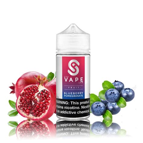 USA Vape Lab Blueberry Pomegranate 100ML Vape Juice A Combination