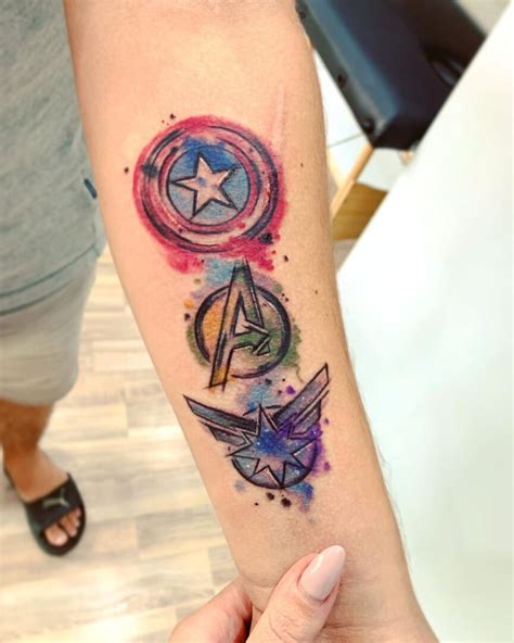 26 Powerful Avenger Tattoos To Help You Save The Universe