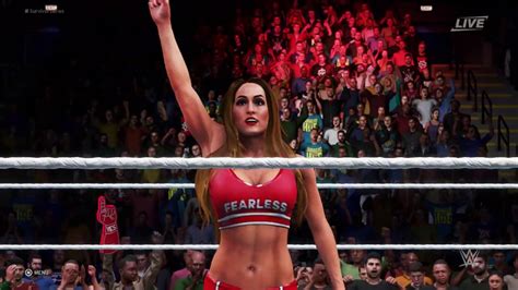 Wwe 2k20 Nikki Bella 15 Official Entrance Video Youtube