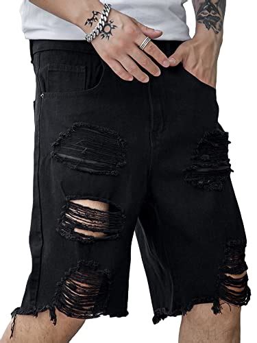 I Tested The Hottest Trend Mens Black Ripped Jeans Shorts Heres