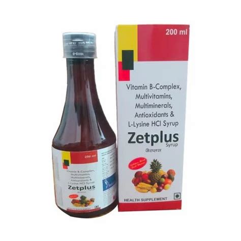 Mixed Berry Vitamin B Complex Multi Vitamin Hcl Syrup 200 Ml At Rs 120 Box In Panchkula