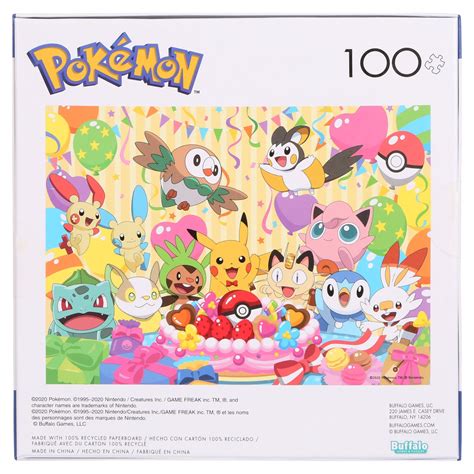 Buffalo Games Nintendo Pokemon Party 1500 Piece Puzzle Complete