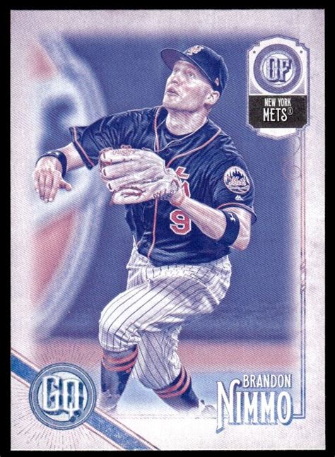 Topps Gypsy Queen Missing Backplate Brandon Nimmo Ebay