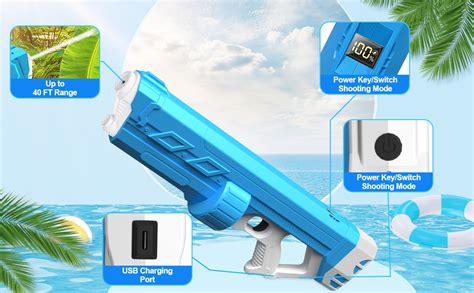 Amazon The Most Powerful Automatic Electric Water Gun Update