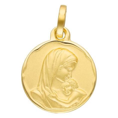 M Daille Vierge Enfant En Or Jaune Mm Lumiosa Ocarat