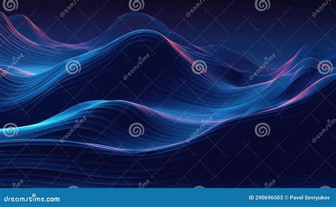 Mappa Topografica Sottomarina Illustrazione Di Stock Illustrazione Di