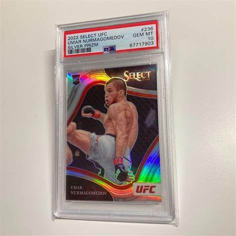 Umar Nurmagomedov 2022 Panini Select UFC Octagonside Silver Prizm 236