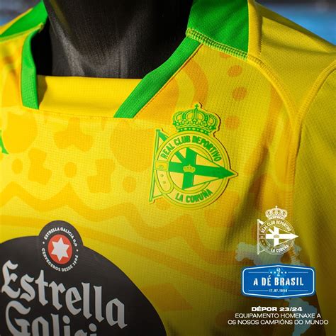 Real Club Deportivo Fabril 2023 24 Away Kit