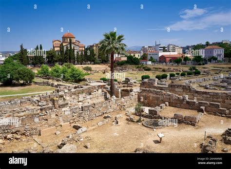 Athens Greece. Keramikos Archaeological Site Stock Photo - Alamy