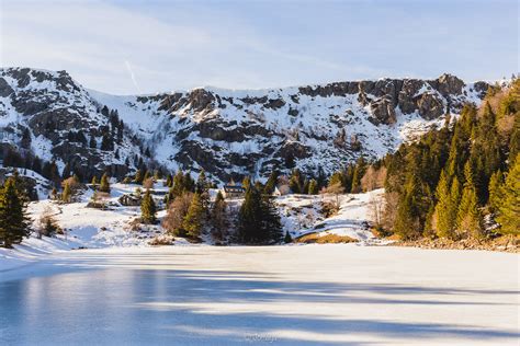 Vosges En Hiver Lac De Lispach Et Lac Des Truites Jomaya Voyages