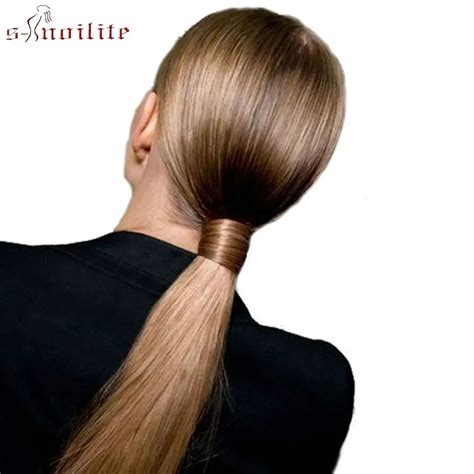 S Noilite Drawstring Ponytail Hair Extension Clip In Synthetic Hair