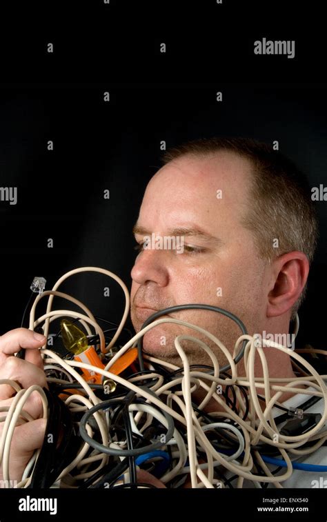 Jumbled Wires Hi Res Stock Photography And Images Alamy