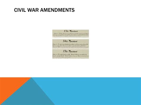 Ppt Civil War Amendments Powerpoint Presentation Free Download Id