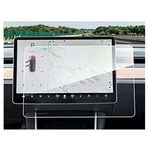 Clear Tempered Glass Screen Protector For Tesla Model 3 Navigation