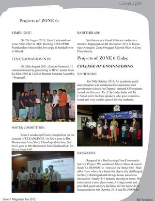 Limelight Nd Issue Of Zone Newsletter Pdf