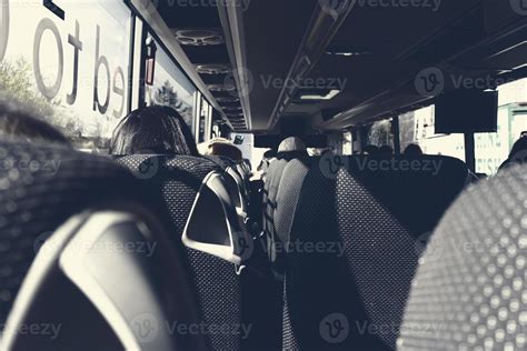 Tourist Bus Interior 6747122 Stock Photo at Vecteezy