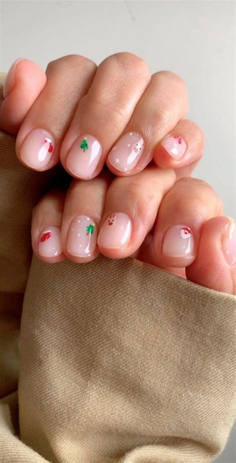 50 Christmas Holiday Nails For A Festive Look Simple Christmas