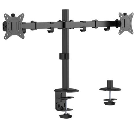 Uniwersalny Uchwyt Biurkowy Stojak Na Dwa Monitory Regulowany