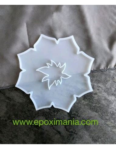 Molde De Silicona De Forma De Flor De Cm