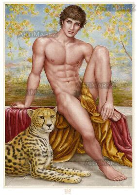 Ltd Ed Print SIGNED EXPECTATION Homoerotic Nude Queer LGBTQ Gay