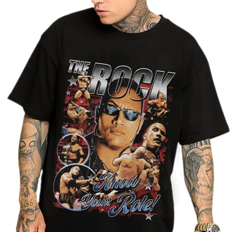 Retro The Rock T Shirt The Rock T Vintage The Rock T The Rock T T