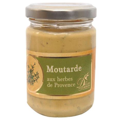 Moutarde Aux Herbes De Provence Delices Du Luberon Produits