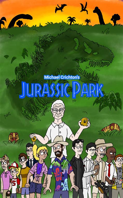 Michael Crichton S Jurassic Park By Kamaandhallie On Deviantart