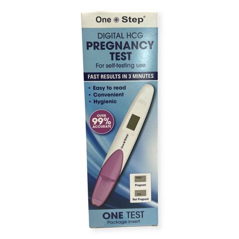 One Step Digital Pregnancy Test Home Health