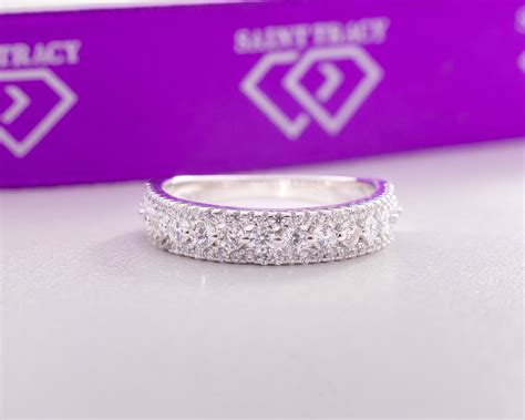 wedding band sterling silver 12