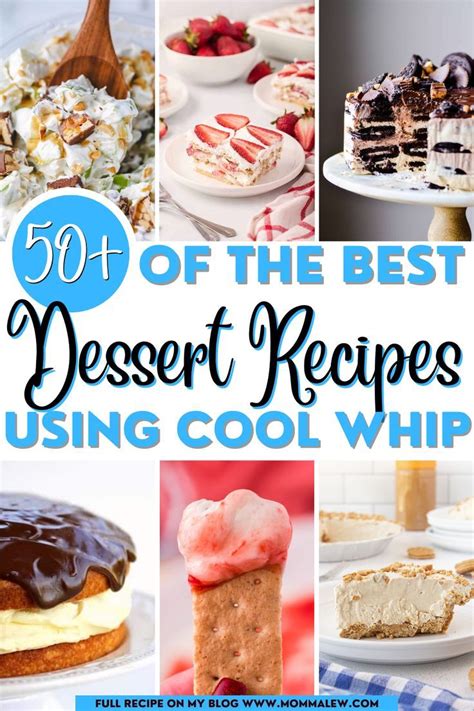 Cool Whip Desserts Cool Whip Desserts Fancy Desserts No Bake Desserts