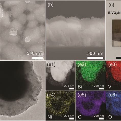 A Top View And B Cross Sectional View Of The Sem Image Of