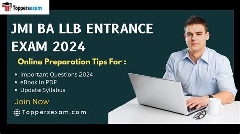 Jmi Ba Llb Entrance Exam Free Mock Practice 2024 Update Syllabus Book