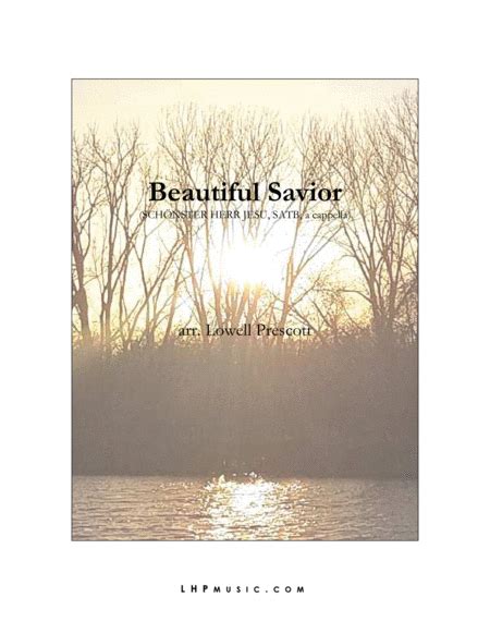 Beautiful Savior Sheet Music SCHÖNSTER HERR JESU Silesian folk tune