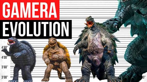 Gamera Evolution 1965 2023 Gamera Rebirth Youtube