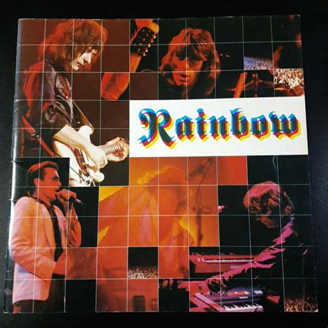 やや傷や汚れありP8レインボー ツアーパンフレット 1980 RAINBOW japan concert programbook