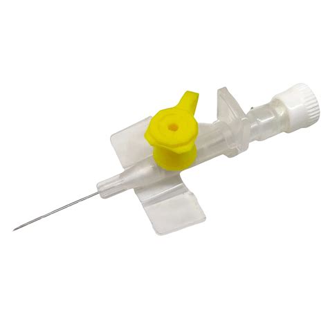 Medrop I V Catheter Cannula With Injection Vale And Wings G