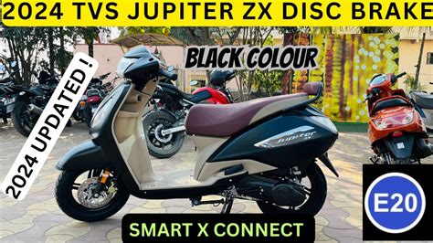 New Tvs Jupiter Zx Disc E Obd Black Colour Updated