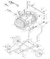 Agri Fab LP19478 15 Gal Tow Behind Sprayer Parts Diagram For Parts List