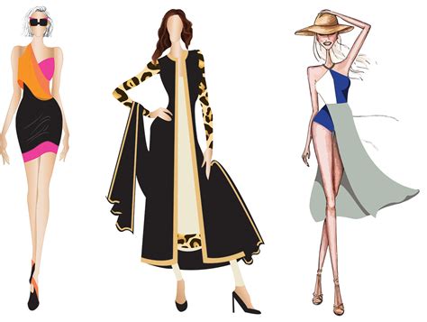 Digital Fashion Illustrations On Behance