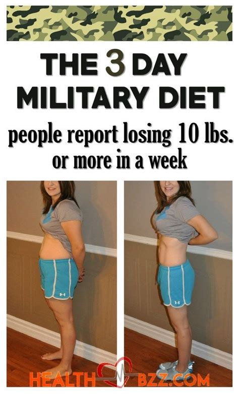 The 3 Day Military Diet People Report Losing 10 Lbs Or More In A Week With Images