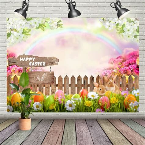 Amazon 7x5ft Happy Easter S Day Backdrop Spring Colorful