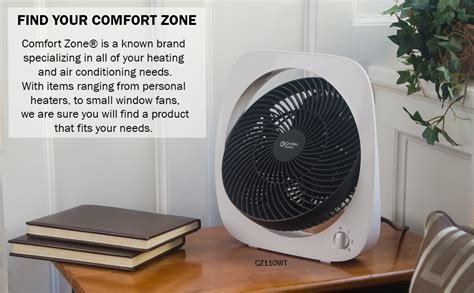 Amazon Ccc Comfort Zone Czhv B High Velocity Cradle Fan