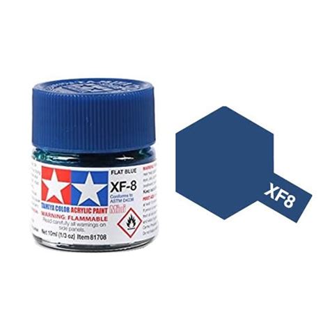 Tamiya Color Acrylic Paint Xf Flat Blue Ml Bandai Gundam Models