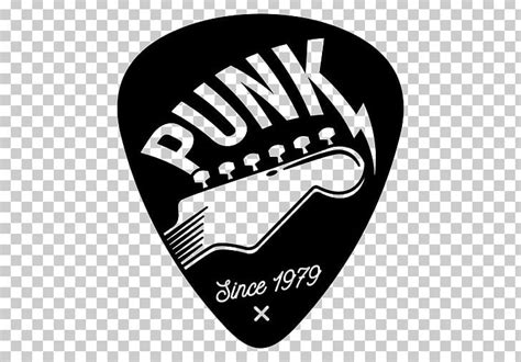 Guitar Picks Punk Rock Logo Strum PNG, Clipart, Bass Guitar, Black And White, Brand, Electric ...