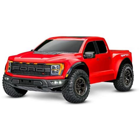 101076 4 Red Traxxas Ford F 150 Raptor R 4x4 Vxl Tsm Id Rtr 101076 4 Rouge