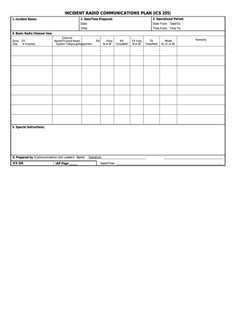 Fillable Ics Form Printable Forms Free Online